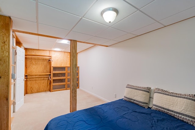 4205 Seneca Ave, Chattanooga, TN 37409 - bedroom with carpet flooring and a paneled ceiling