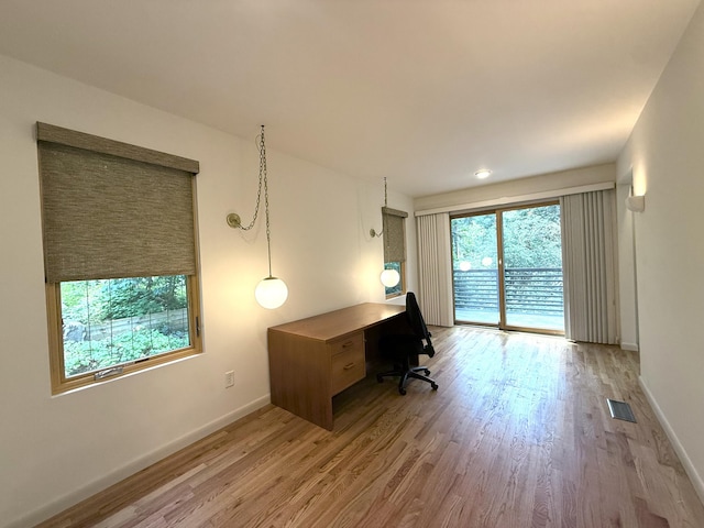 4205 Seneca Ave, Chattanooga, TN 37409 - office area with wood finished floors