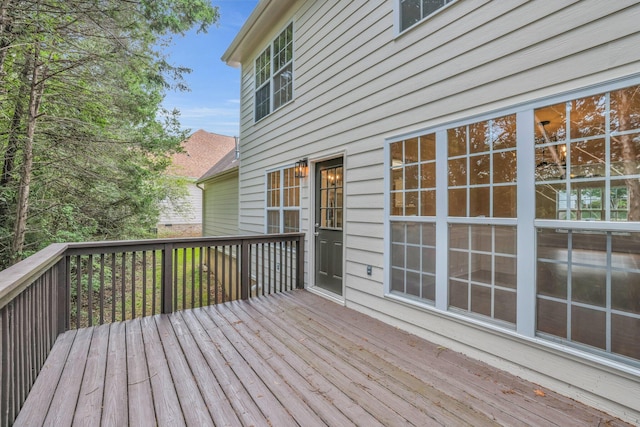 5586 Crooked Creek Dr, Ooltewah, TN 37363 - view of wooden terrace