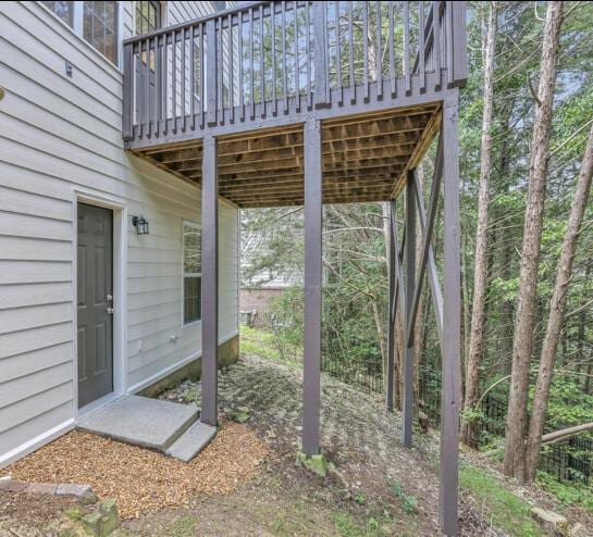 5586 Crooked Creek Dr, Ooltewah, TN 37363 - view of yard with a deck