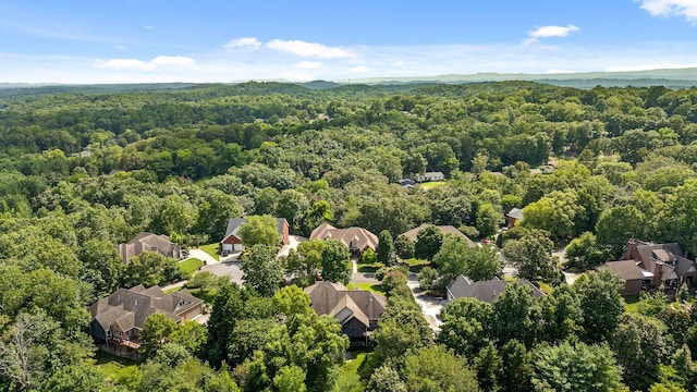 9539 Shadow Crossing Ln, Chattanooga, TN 37421 - aerial perspective of suburban area featuring a forest