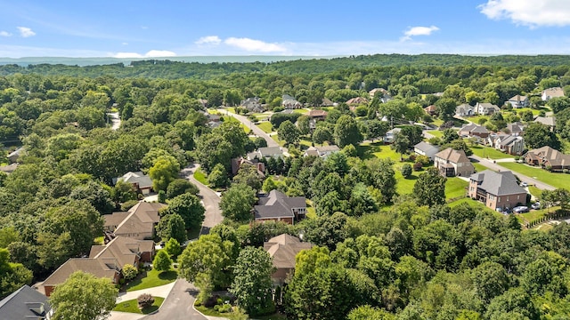 9539 Shadow Crossing Ln, Chattanooga, TN 37421 - aerial perspective of suburban area with a forest