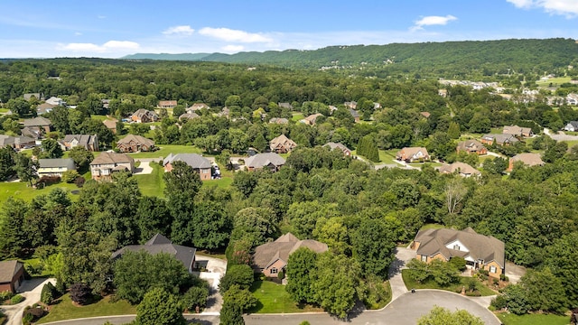 9539 Shadow Crossing Ln, Chattanooga, TN 37421 - aerial perspective of suburban area featuring a forest