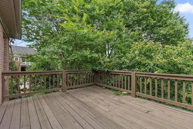 9539 Shadow Crossing Ln, Chattanooga, TN 37421 - view of wooden terrace