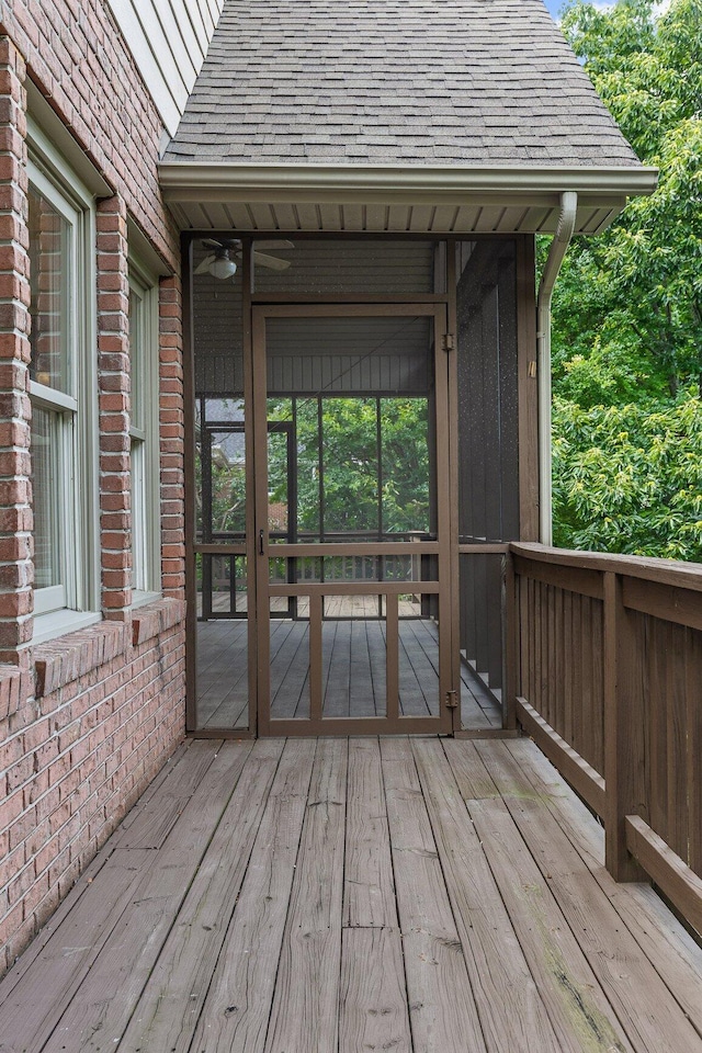 9539 Shadow Crossing Ln, Chattanooga, TN 37421 - view of wooden terrace