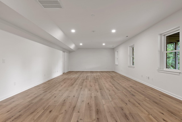 9539 Shadow Crossing Ln, Chattanooga, TN 37421 - spare room with light wood-style flooring and recessed lighting