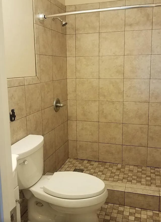 221 Cliftview Dr, Chattanooga, TN 37415 - full bathroom with a tile shower and tile walls