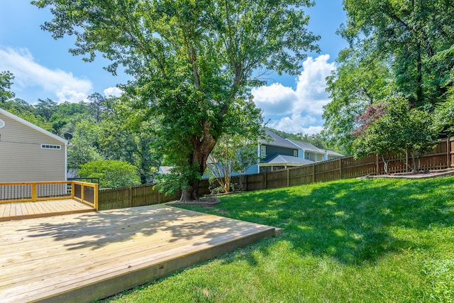 846 Altamont Rd, Chattanooga, TN 37415 - fenced backyard with a deck