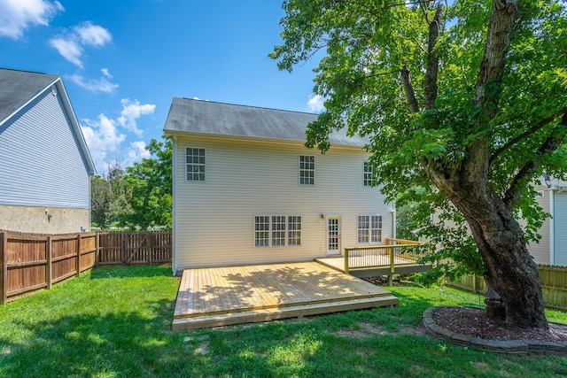 846 Altamont Rd, Chattanooga, TN 37415 - back of house with a fenced backyard and a wooden deck