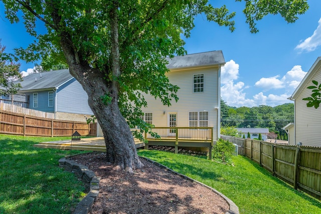 846 Altamont Rd, Chattanooga, TN 37415 - rear view of house featuring a fenced backyard and a deck