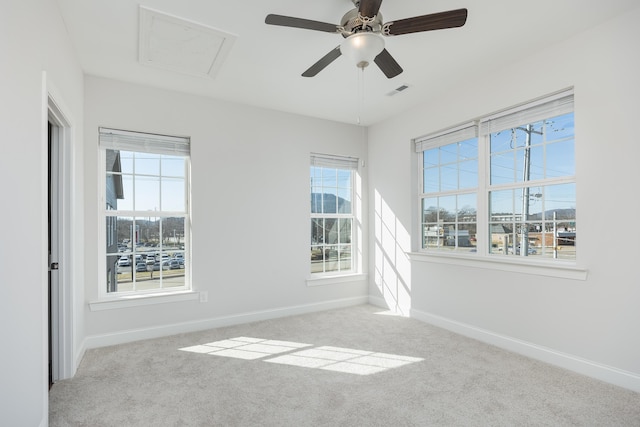 1978 Mitchell Ave Unit 21, Chattanooga, TN 37408 - carpeted spare room with baseboards and a ceiling fan