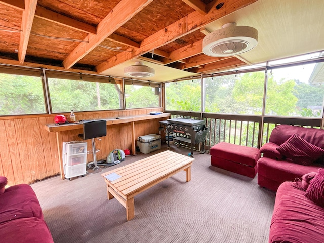 6413 Edgmon Dr, Chattanooga, TN 37421 - sunroom featuring an outdoor living space and plenty of natural light