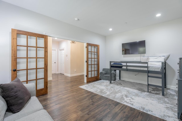 143 Walden Dr, Signal Mountain, TN 37377 - office featuring wood finished floors, recessed lighting, and french doors
