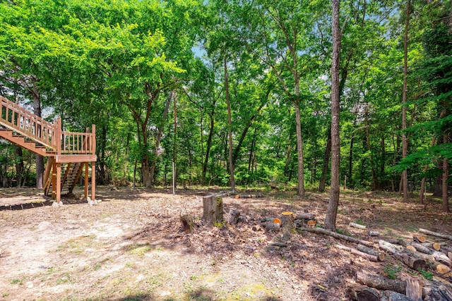 8616 River Cove Dr, Harrison, TN 37341 - view of yard featuring stairs