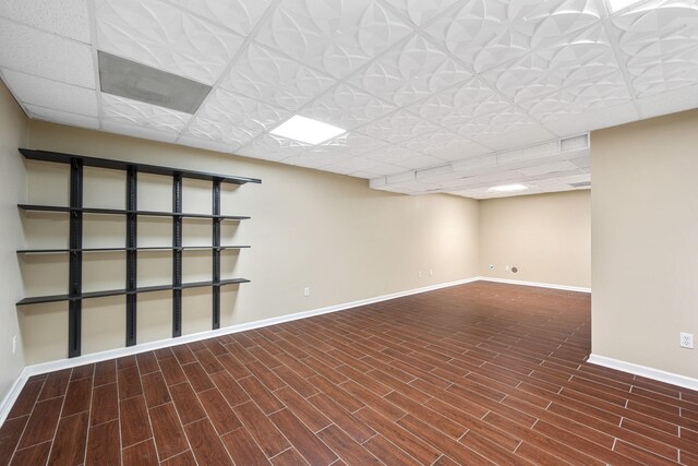 8616 River Cove Dr, Harrison, TN 37341 - finished basement featuring baseboards and wood finished floors