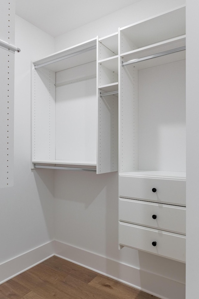234 Goose Creek Cir, Soddy Daisy, TN 37379 - spacious closet with dark wood-style flooring