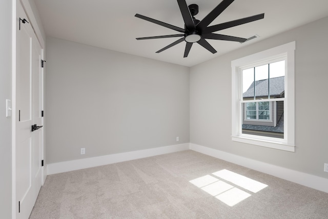 234 Goose Creek Cir, Soddy Daisy, TN 37379 - empty room with carpet floors and ceiling fan