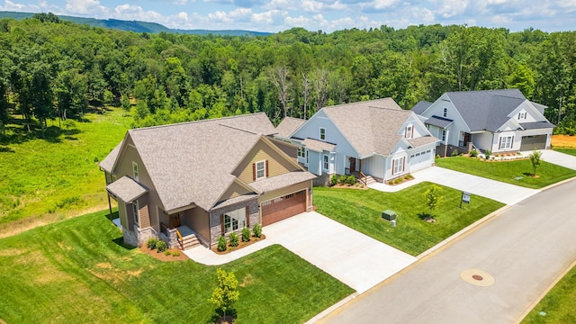 234 Goose Creek Cir, Soddy Daisy, TN 37379 - view from above of property featuring a heavily wooded area