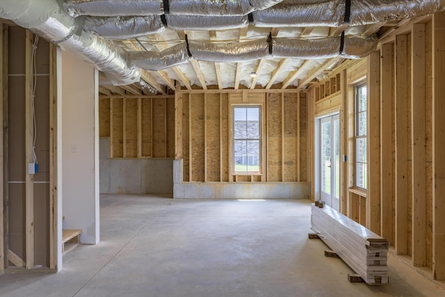 234 Goose Creek Cir, Soddy Daisy, TN 37379 - misc room with healthy amount of natural light and concrete flooring