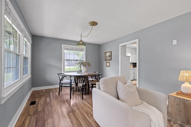 620 Lullwater Rd, Chattanooga, TN 37405 - dining space with wood finished floors and baseboards