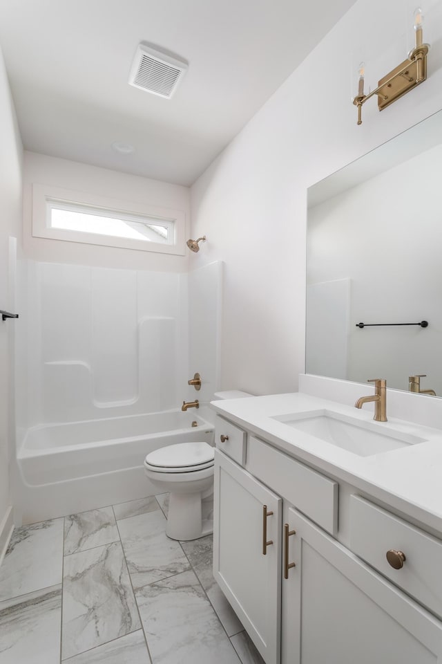 45 Little Sorrel Rd Unit 45, Hixson, TN 37343 - bathroom with vanity, marble finish flooring, and  shower combination