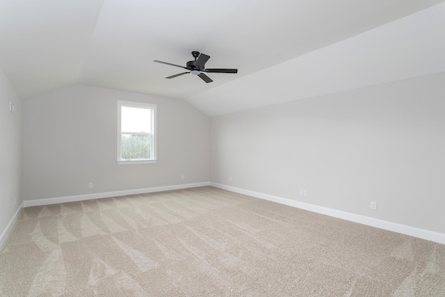 45 Little Sorrel Rd Unit 45, Hixson, TN 37343 - bonus room with light carpet, lofted ceiling, and a ceiling fan
