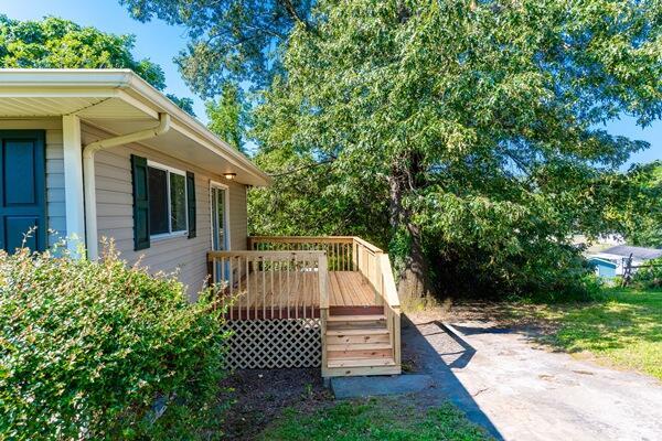 3224 Through St, Chattanooga, TN 37411 - view of wooden terrace