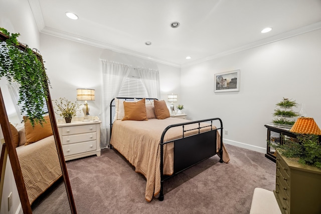 51 Montview Ct, Ringgold, GA 30736 - carpeted bedroom with ornamental molding and recessed lighting
