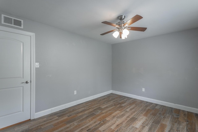 900 Mountain Creek Rd Unit P224, Chattanooga, TN 37405 - unfurnished room with wood finished floors and ceiling fan