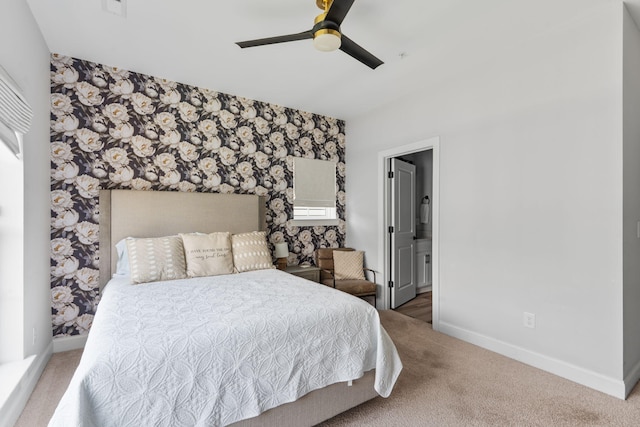 1476 Chatt City Way, Chattanooga, TN 37408 - carpeted bedroom featuring baseboards and ceiling fan