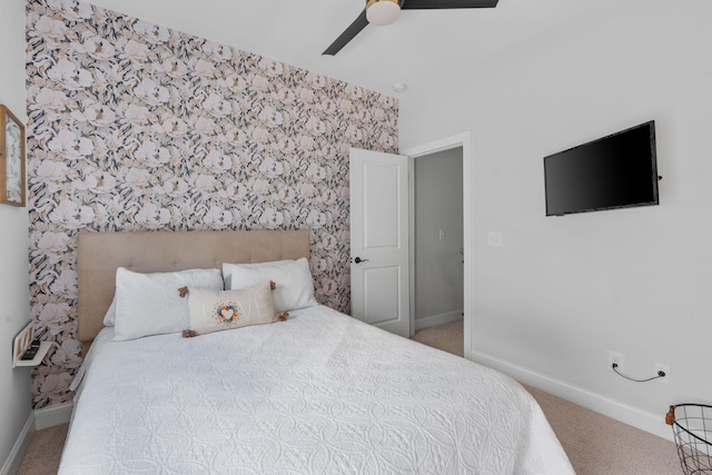 1476 Chatt City Way, Chattanooga, TN 37408 - bedroom with carpet floors and a ceiling fan