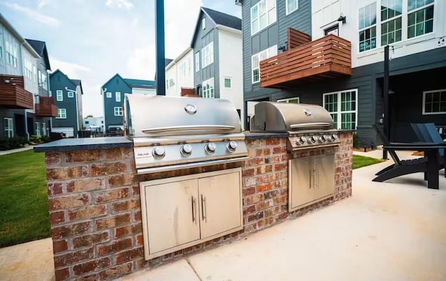 1476 Chatt City Way, Chattanooga, TN 37408 - patio / terrace with area for grilling, a patio, and a residential view