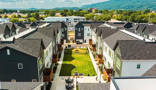 1476 Chatt City Way, Chattanooga, TN 37408 - aerial perspective of suburban area featuring mountains