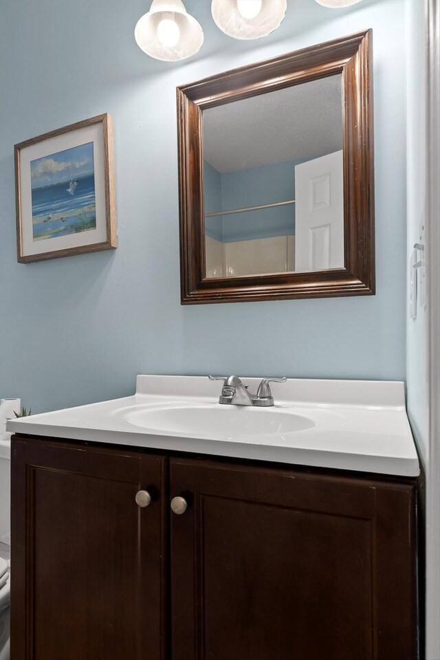 6233 Brenda Ct, Harrison, TN 37341 - full bathroom with vanity and toilet