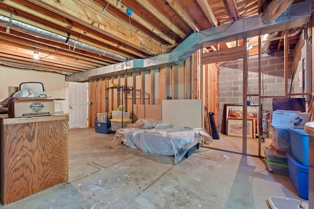 6233 Brenda Ct, Harrison, TN 37341 - view of unfinished below grade area