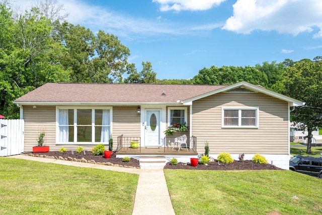 3707 Norma Dr, Chattanooga, TN 37412 - single story home featuring a front yard and roof with shingles