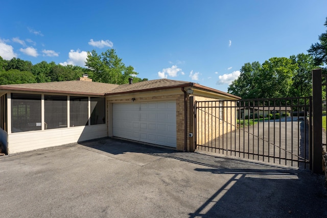 100 Pine Cone Ln, Chattanooga, TN 37415 - garage featuring driveway