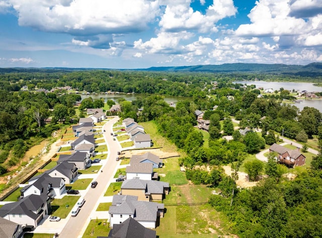 8340 Snowdrop Way, Ooltewah, TN 37363 - aerial view of residential area with a nearby body of water
