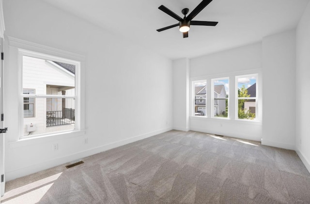 8340 Snowdrop Way, Ooltewah, TN 37363 - carpeted spare room featuring ceiling fan and baseboards