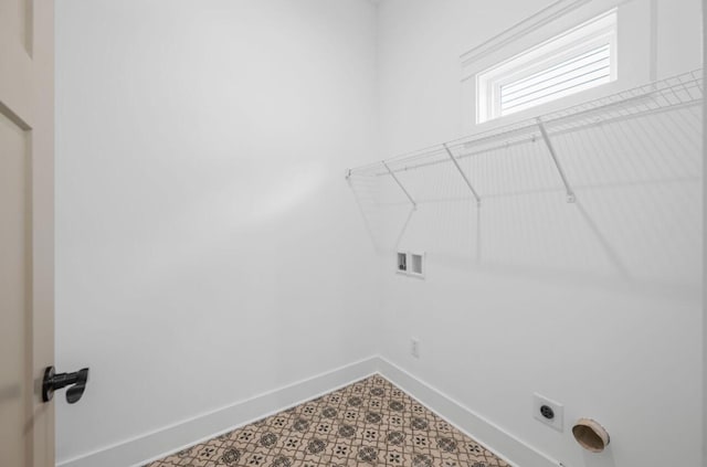 8340 Snowdrop Way, Ooltewah, TN 37363 - washroom featuring hookup for an electric dryer, hookup for a washing machine, and tile patterned floors