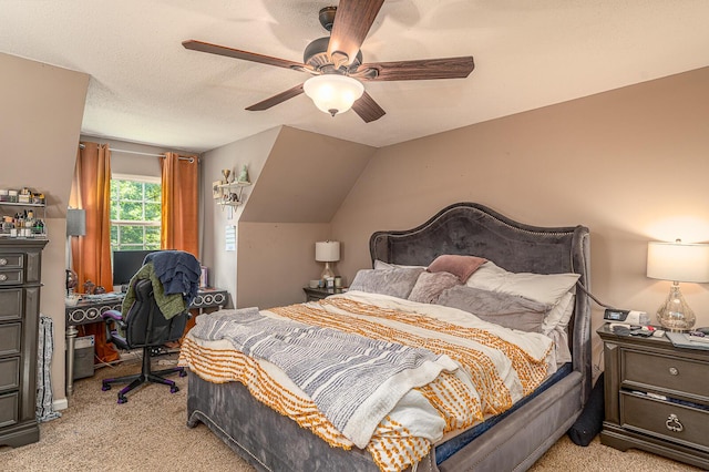 848 Skyline Park Dr, Signal Mountain, TN 37377 - bedroom with light carpet and ceiling fan