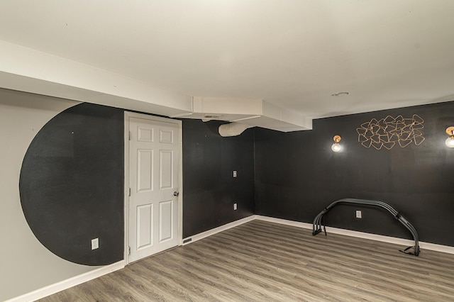 848 Skyline Park Dr, Signal Mountain, TN 37377 - empty room with wood finished floors and baseboards