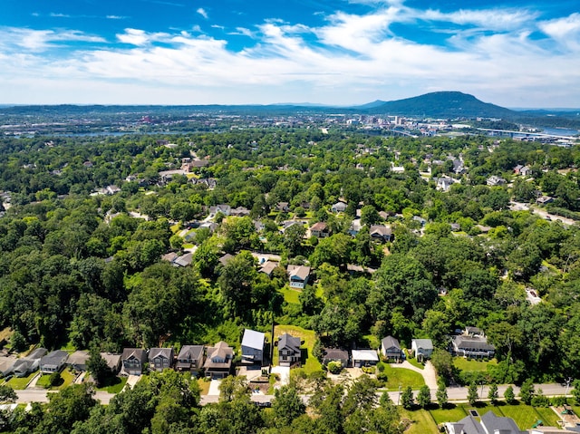 834 Dartmouth St, Chattanooga, TN 37405 - aerial perspective of suburban area with a mountainous background