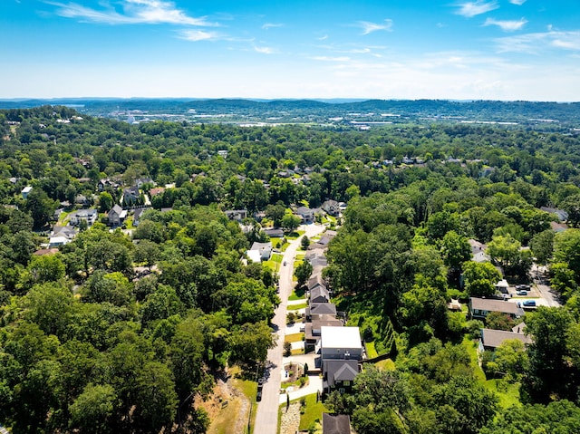 834 Dartmouth St, Chattanooga, TN 37405 - aerial perspective of suburban area with a heavily wooded area