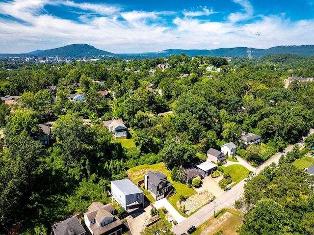 834 Dartmouth St, Chattanooga, TN 37405 - aerial perspective of suburban area featuring a mountain backdrop