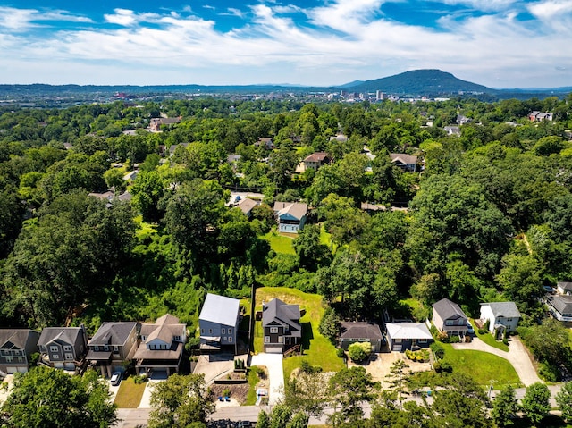 834 Dartmouth St, Chattanooga, TN 37405 - aerial perspective of suburban area featuring a mountainous background