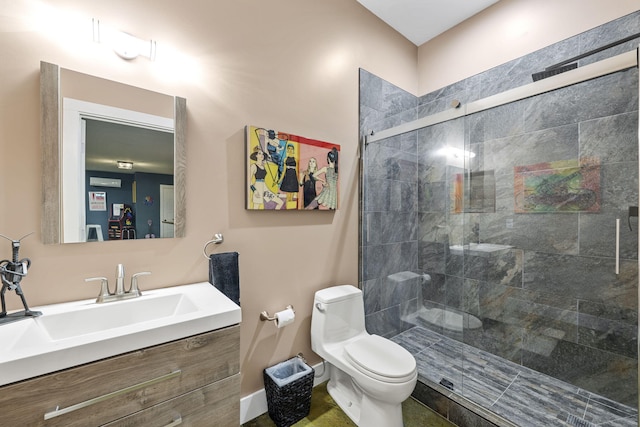 834 Dartmouth St, Chattanooga, TN 37405 - bathroom featuring a shower stall and vanity