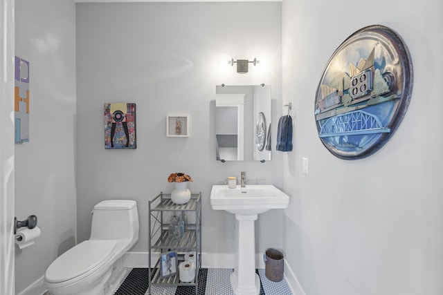 834 Dartmouth St, Chattanooga, TN 37405 - bathroom featuring toilet and tile patterned flooring