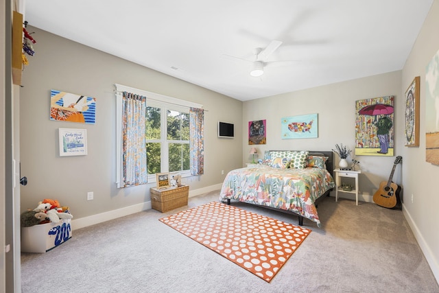 834 Dartmouth St, Chattanooga, TN 37405 - bedroom with carpet and a ceiling fan