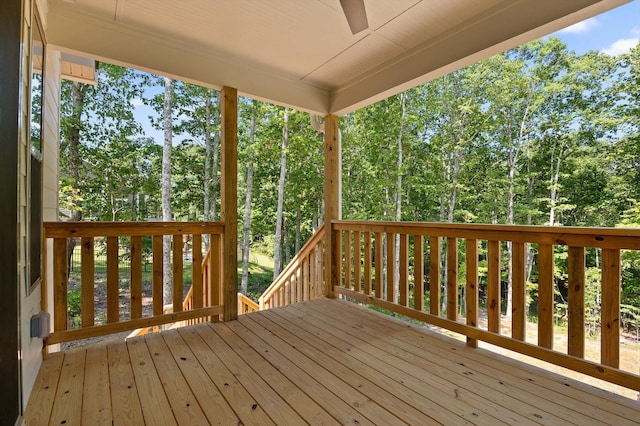 596 Nature Trl, Soddy Daisy, TN 37379 - deck with view of scattered trees